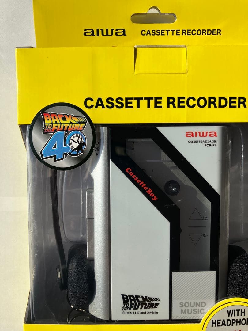 バック・トゥ・ザ・フューチャー aiwa カセットレコーダー PCR-T7