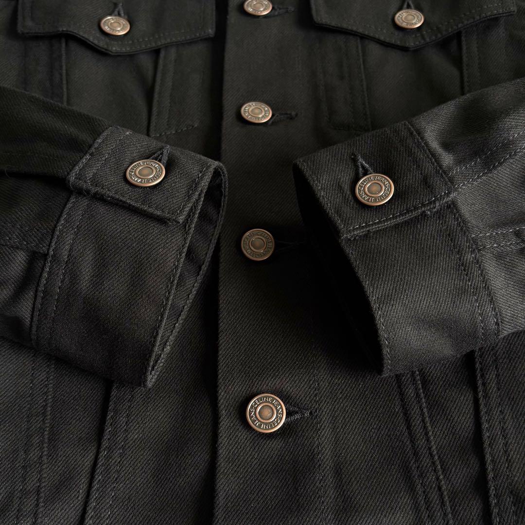 極美品 CELINE デニムトラッカージャケット ブラック S