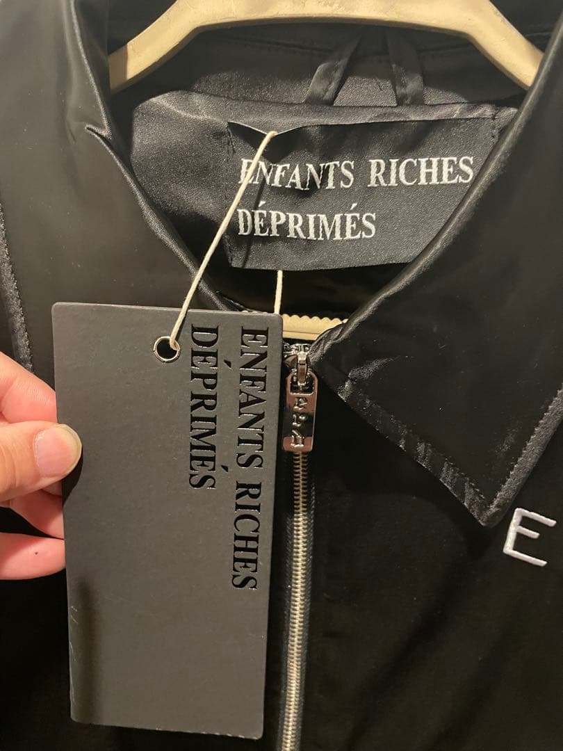 【超目玉】ERD ブラックナイロンボンバージャケット　L