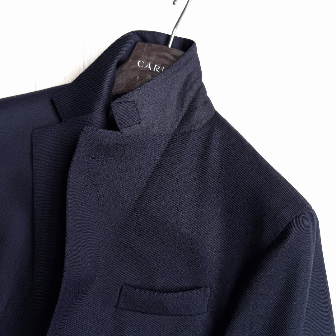 新品 24AW CARUSO AIDA 2B ウール キャバリーツイル スーツ