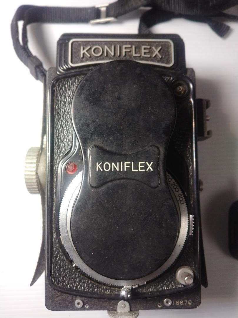 【ジャンク品】 KONIFLEX Hexanon 85mm 二眼カメラ