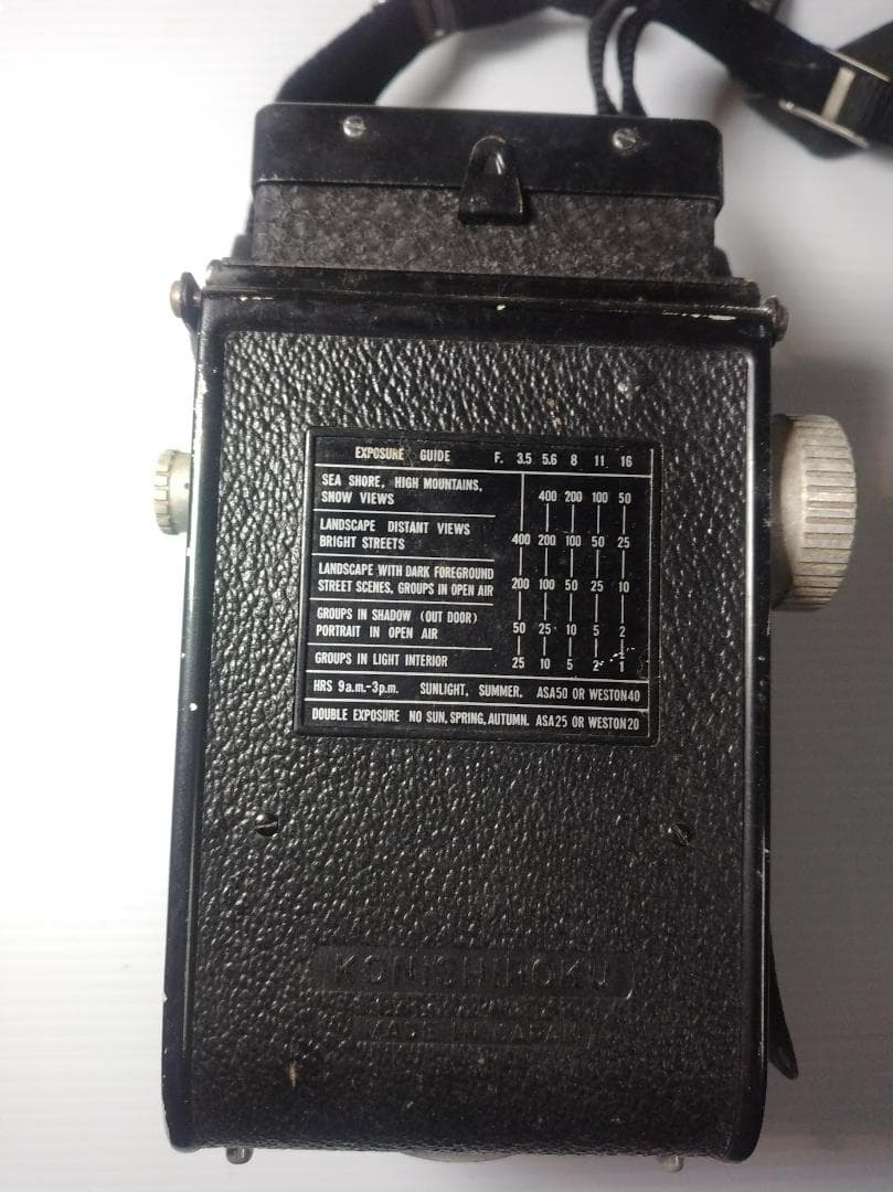 【ジャンク品】 KONIFLEX Hexanon 85mm 二眼カメラ