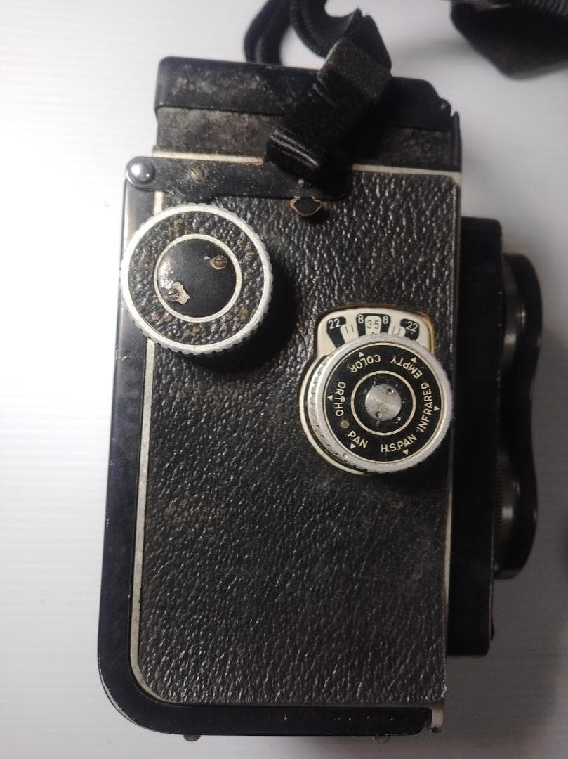 【ジャンク品】 KONIFLEX Hexanon 85mm 二眼カメラ