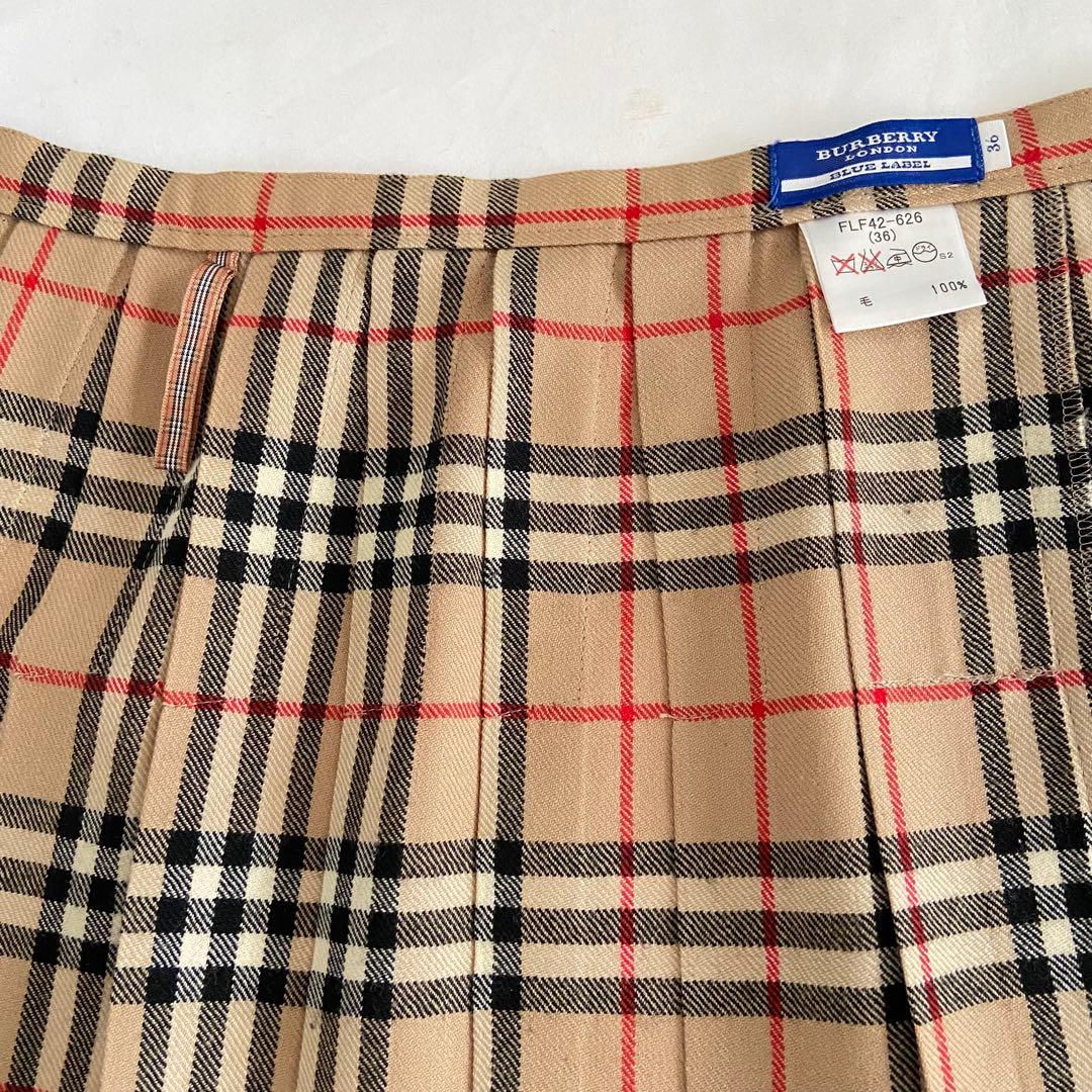スカート Burberry London Blue label wrap skirt 36