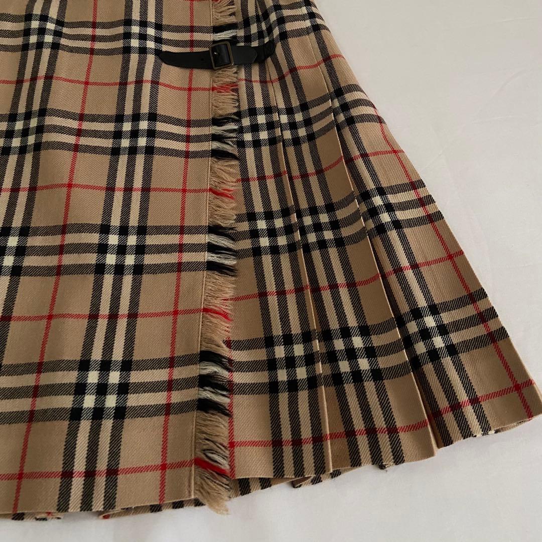 スカート Burberry London Blue label wrap skirt 36