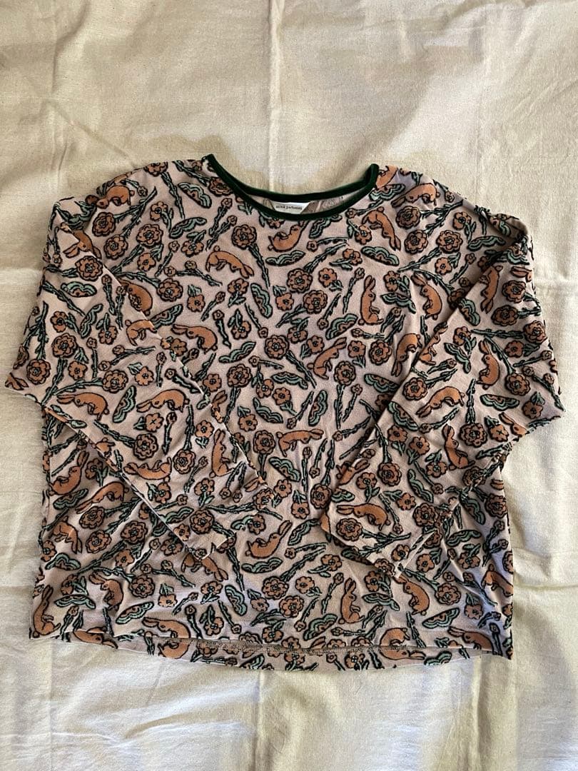 ミナペルホネン カットソー　swimming flower 40