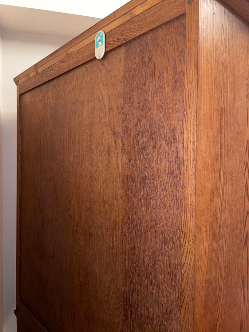 最終価格　《ナラ無垢材　食器棚　カップボード》 ヴィンテージ　最終発送9月17日