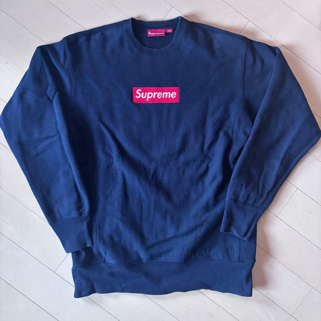トップス Supreme box logo crew neck sweatshirts