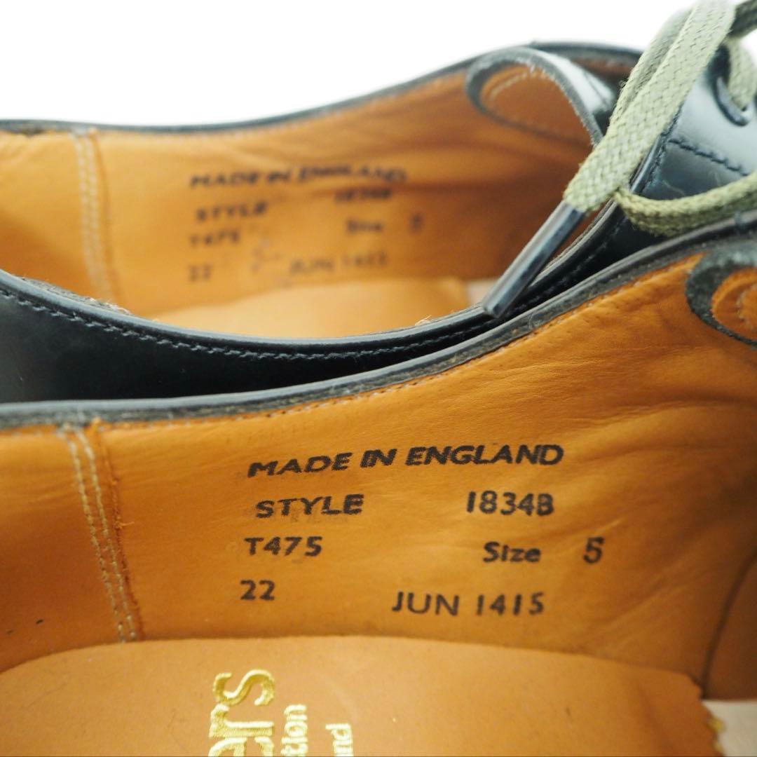 【未使用】sanders MILITARY DERBY SHOE uk5