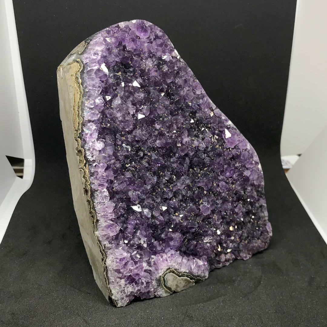 ホ*ー様 【半額スタート】アメジスト ドーム クラスター パワーストーン 天然石