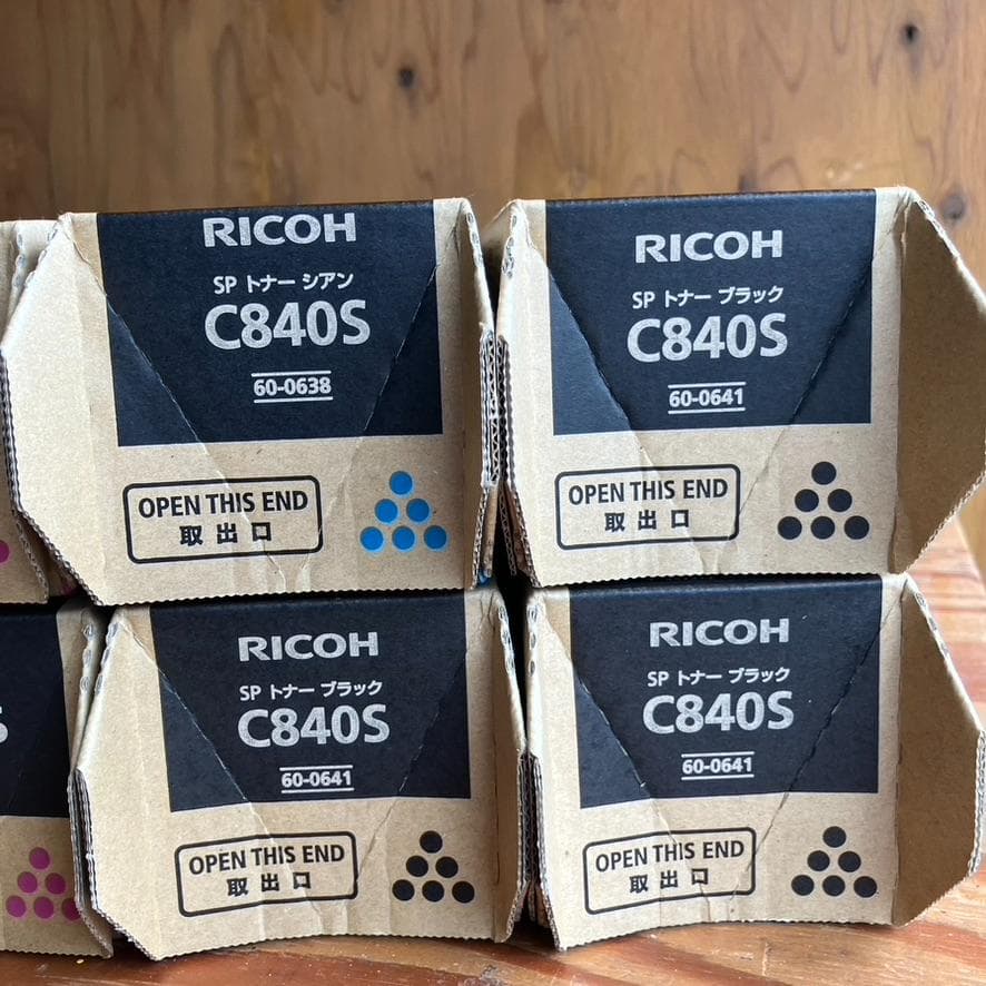 未使用品/RICOH SP トナー C840S 8本セット