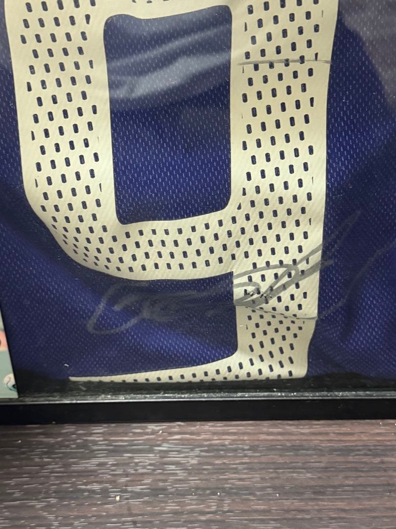 中山雅史 サイン入りユニフォーム 背番号9ケース入り