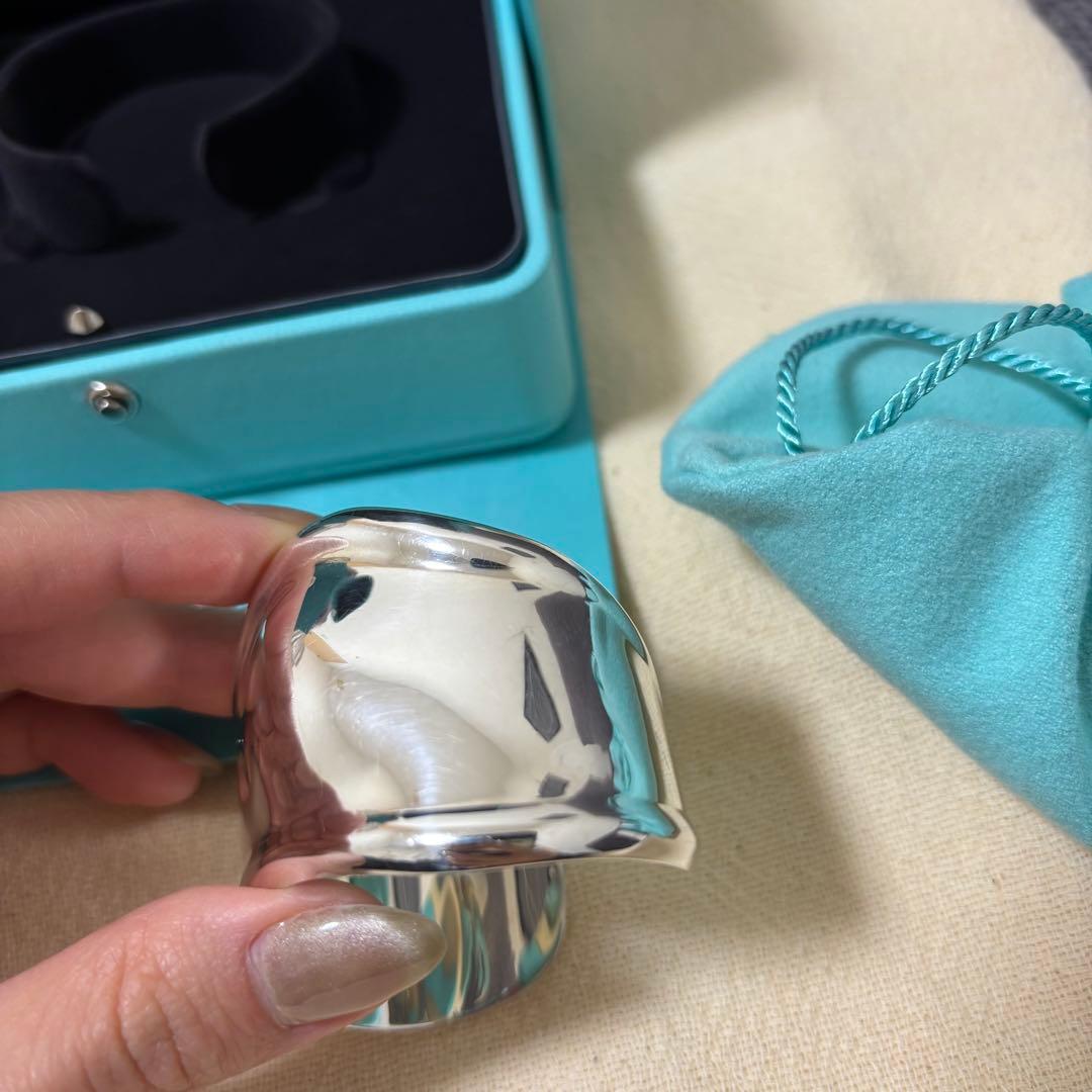 断捨離子さま【美品】Tiffany ティファニー ボーンカフ スモール 右手用