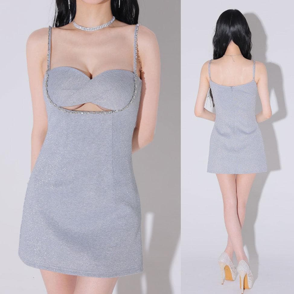 ROBE de FLEURS ローブドフルール ミニキャバドレス GL3571