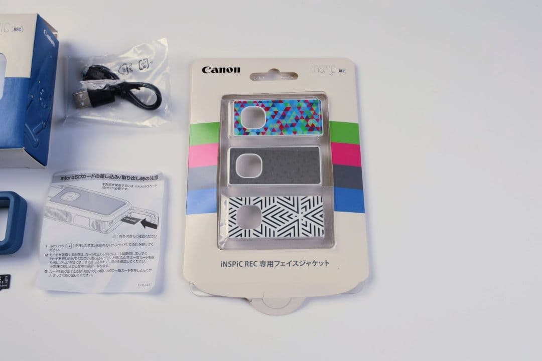 Canon INSPIC REC FV-100デジタルトイカメラ 青