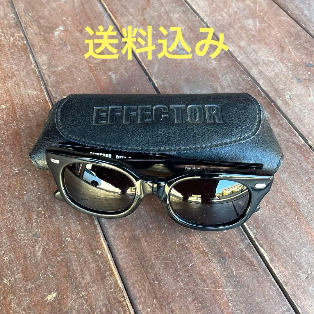 EFFECTOR FUZZ-Sブラック サングラス ケース付き　エフェクター