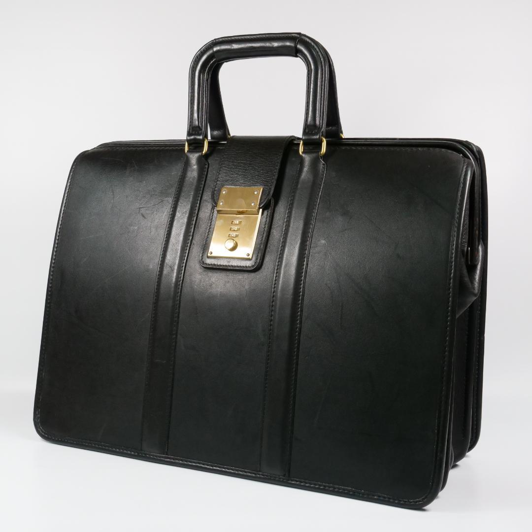 希少美品✨オールドコーチ ダレスバッグ 5420 USA製 自立 ブラック