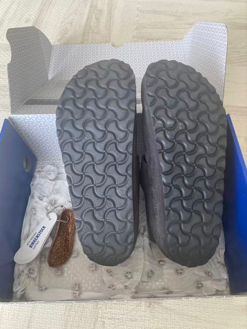 BIRKENSTOCK グレー サボサンダル 38