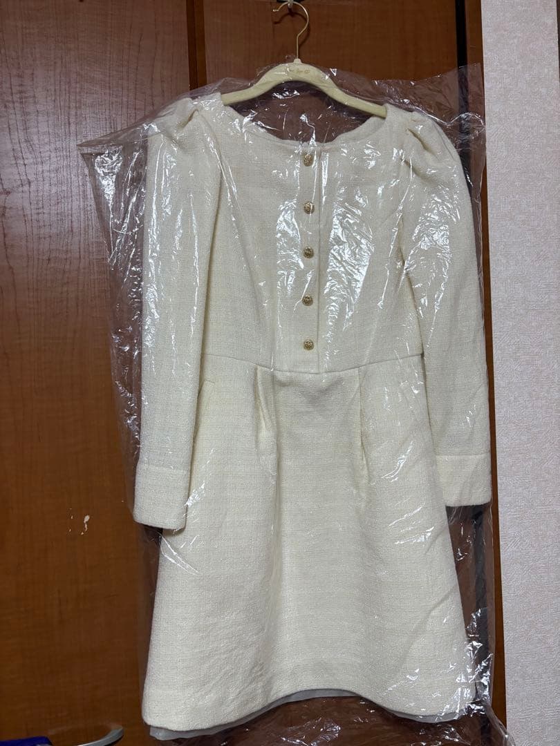 ワンピース Her lip to Mondrian Tweed Mini Dress