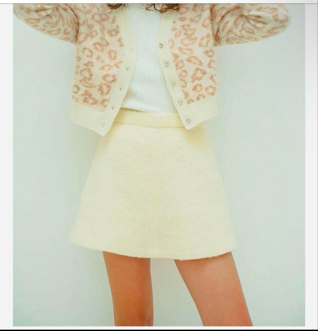 シェリエ★ Handmade stitch wool culottes