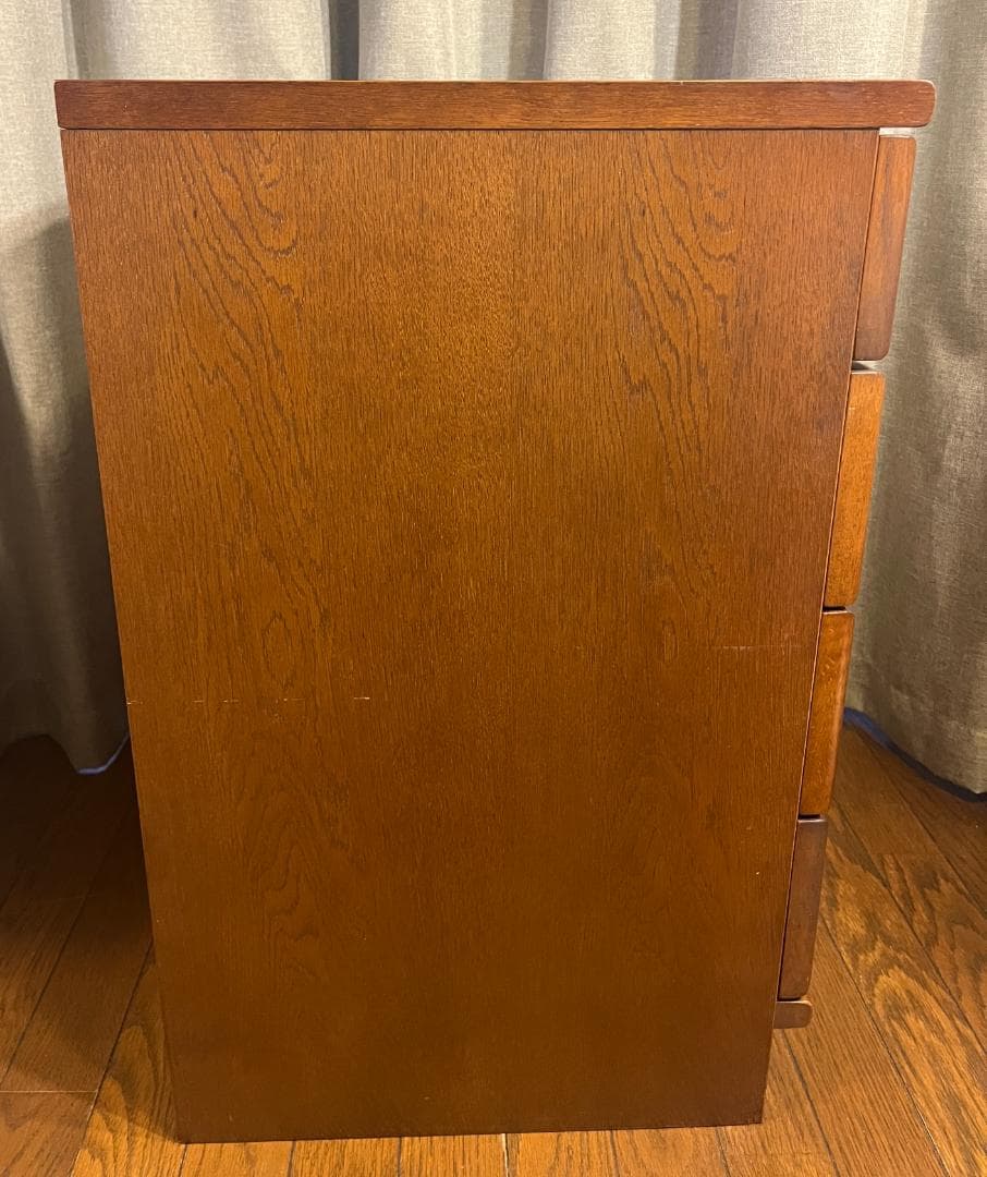 カリモク コロニアル サイドキャビネット 4段収納 チェスト