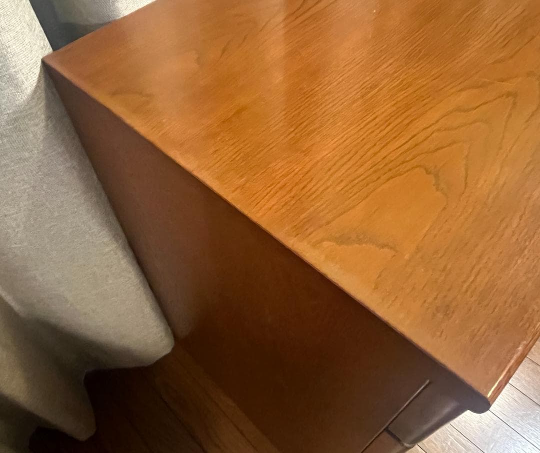 カリモク コロニアル サイドキャビネット 4段収納 チェスト