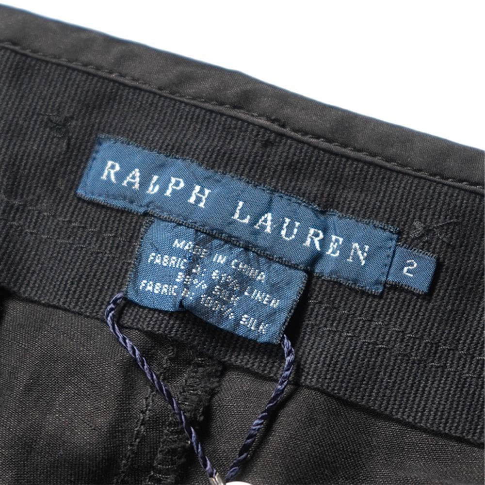 難あり 新品 RALPH LAUREN ラルフローレン シルクリネンカーゴパンツ