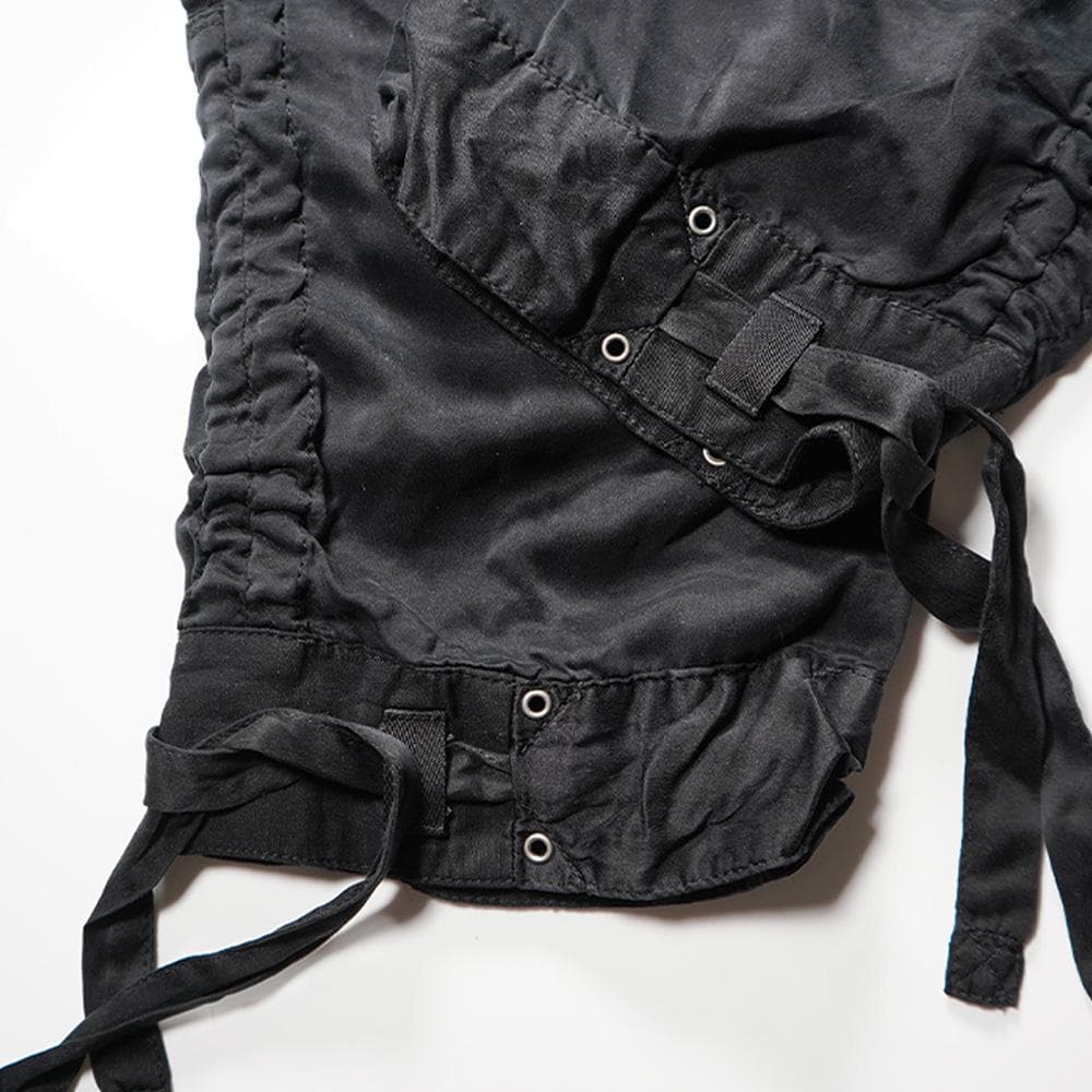 難あり 新品 RALPH LAUREN ラルフローレン シルクリネンカーゴパンツ