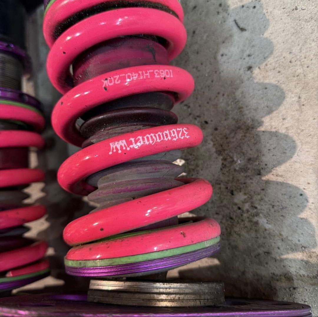 〈今日限定価格〉 326パワープリウス50 極低車高調 チャクリキダンパー