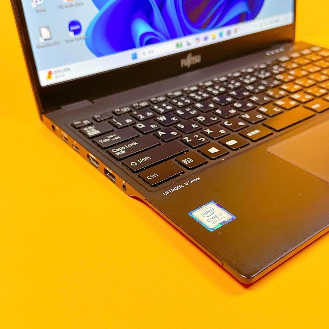 贅沢16GB 極速i7‼️windows11 SSD薄型ノートパソコン フルHD