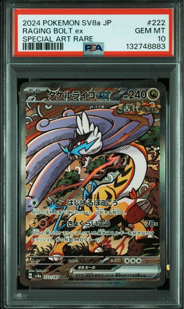 トドロクツキex SAR タケルライコex SAR PSA10 連番