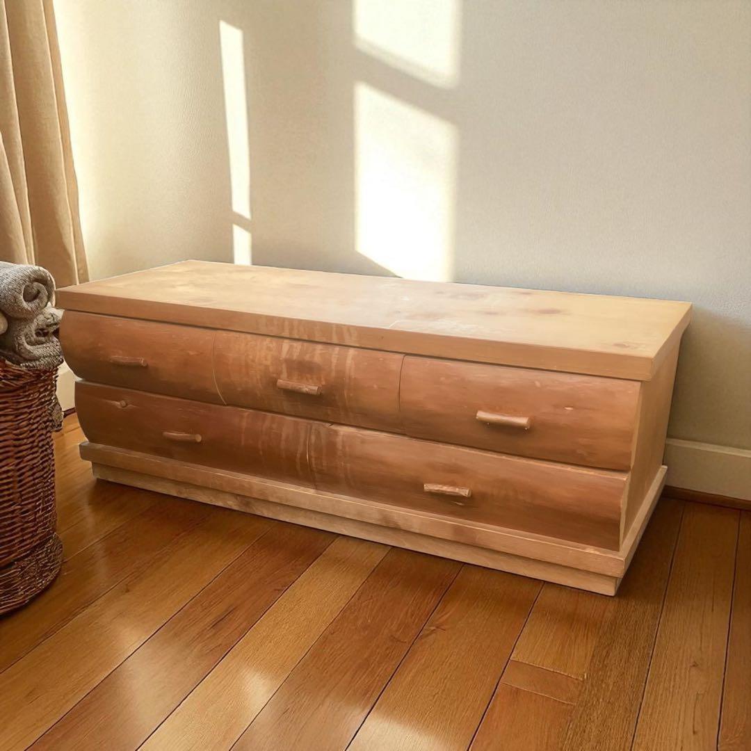 デンマーク産　北欧ヴィンテージ ２段 ローチェスト 北欧家具 サイドテーブル