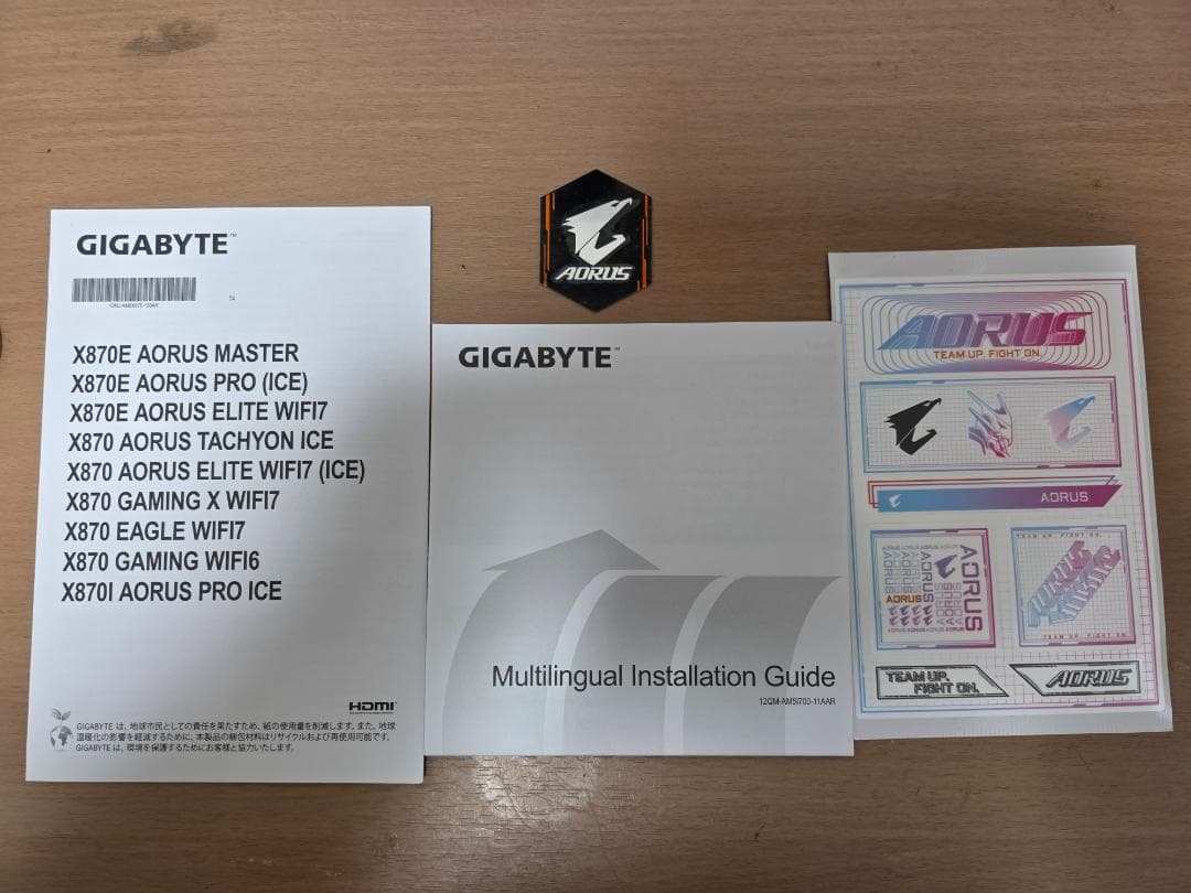 マザーボード GIGABYTE X870I AORUS PRO ICE AMD AM5