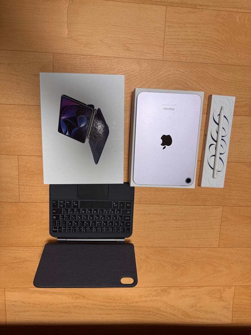 iPad mini第7世代　Keyboard Apple Pencil Pro