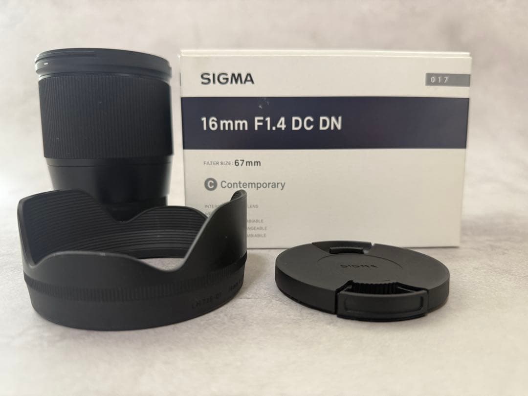 【美品】SIGMA 16mm F1.4 DC DN 単焦点レンズ