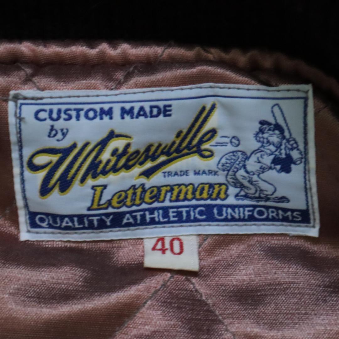 ホワイツビル/WHITESVILLE スタジャン セミデコ 袖革 サイズ40