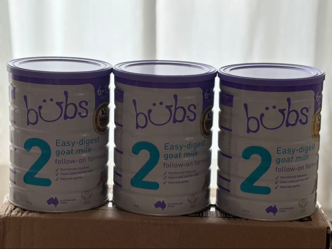 【全6缶】Bubs(バブズ) オーガニック粉ミルク STEP2