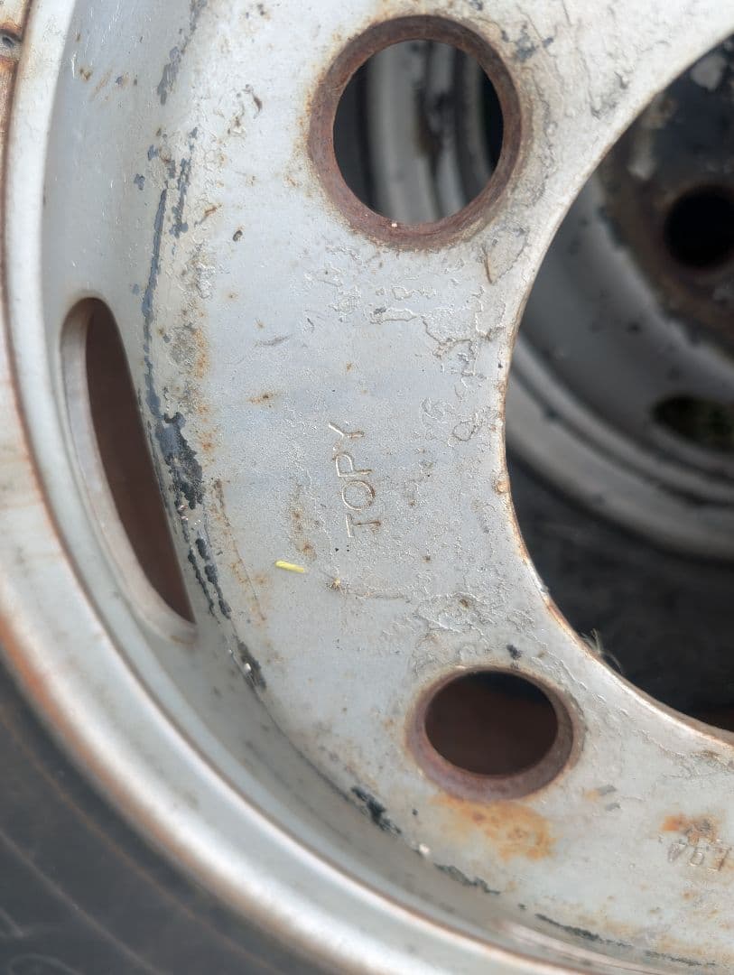 チューブ式ホイール　16インチ　TOPY 　エルフ