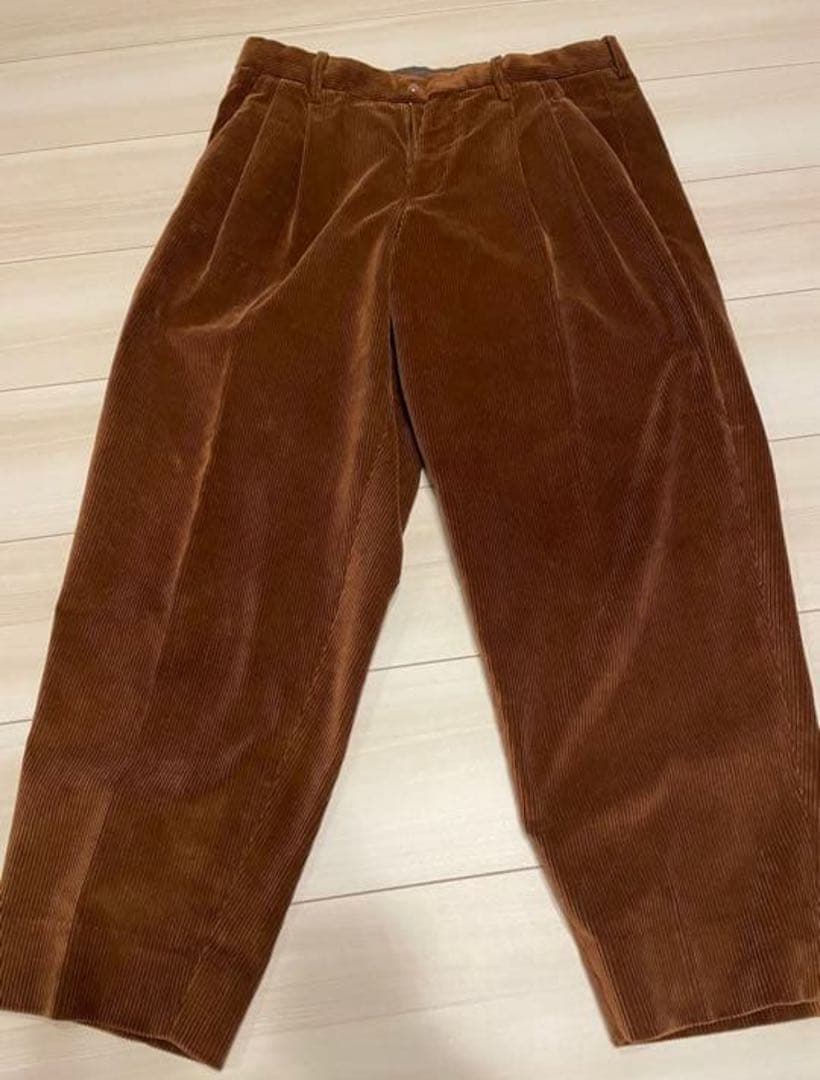 kolor 21aw 直営店限定　コーデュロイパンツ ブラウン