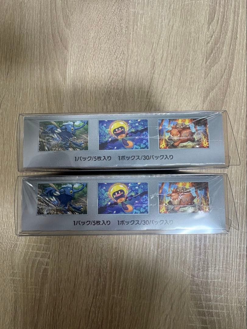 ポケモンカード　クレイバースト　シュリンク付き　2BOX