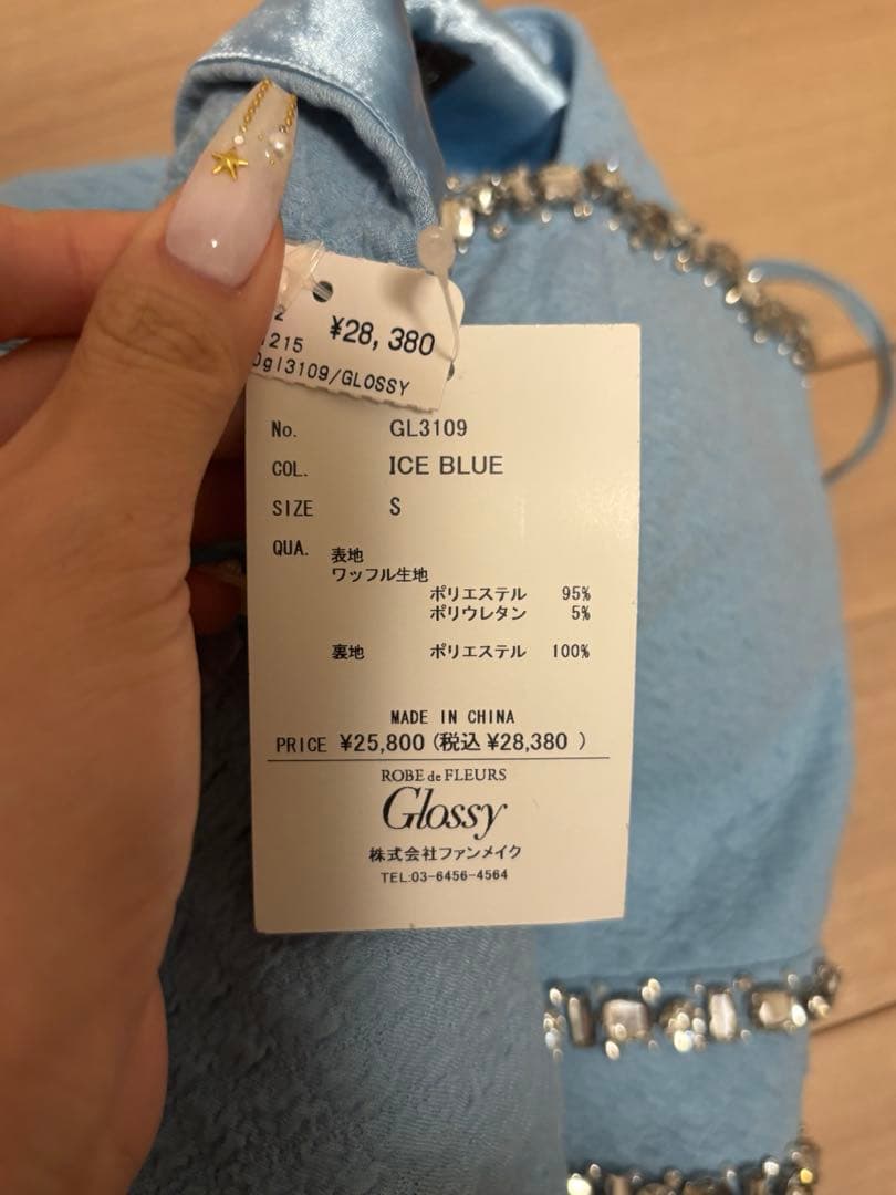 新品♡ローブドフルールグロッシー ミニドレス