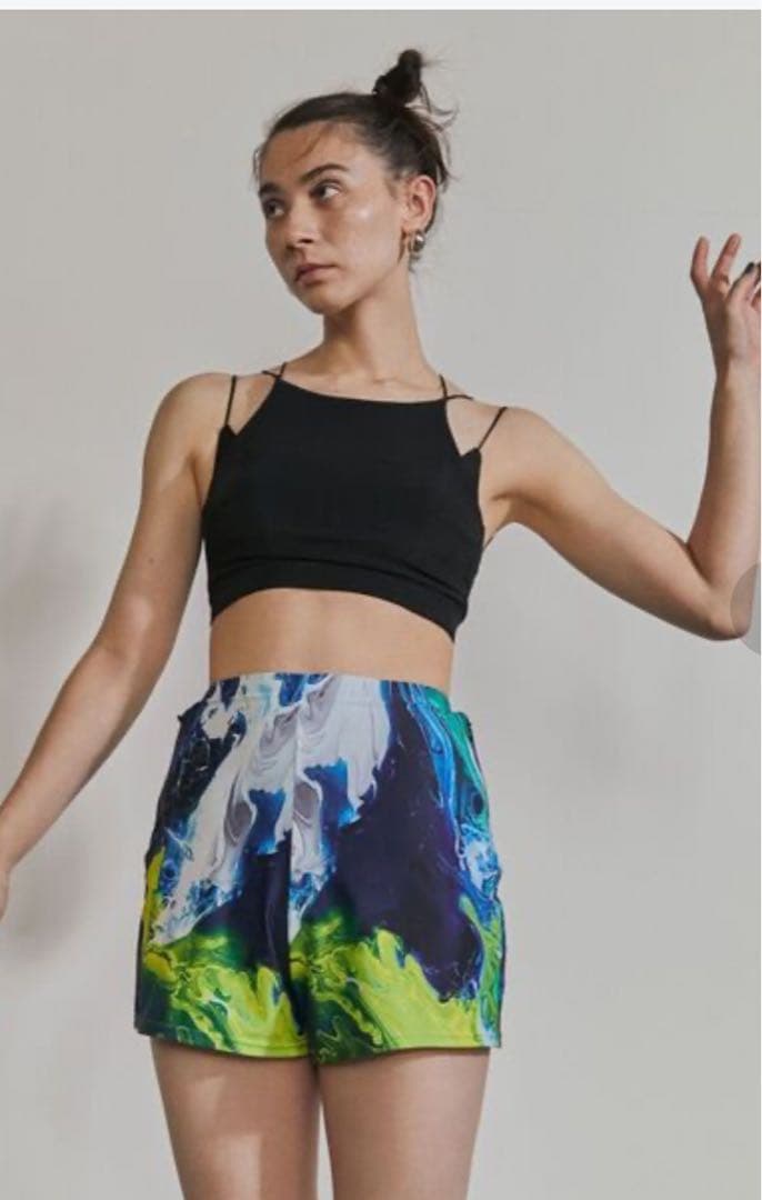 UN3D.水着レイヤードブラトップ