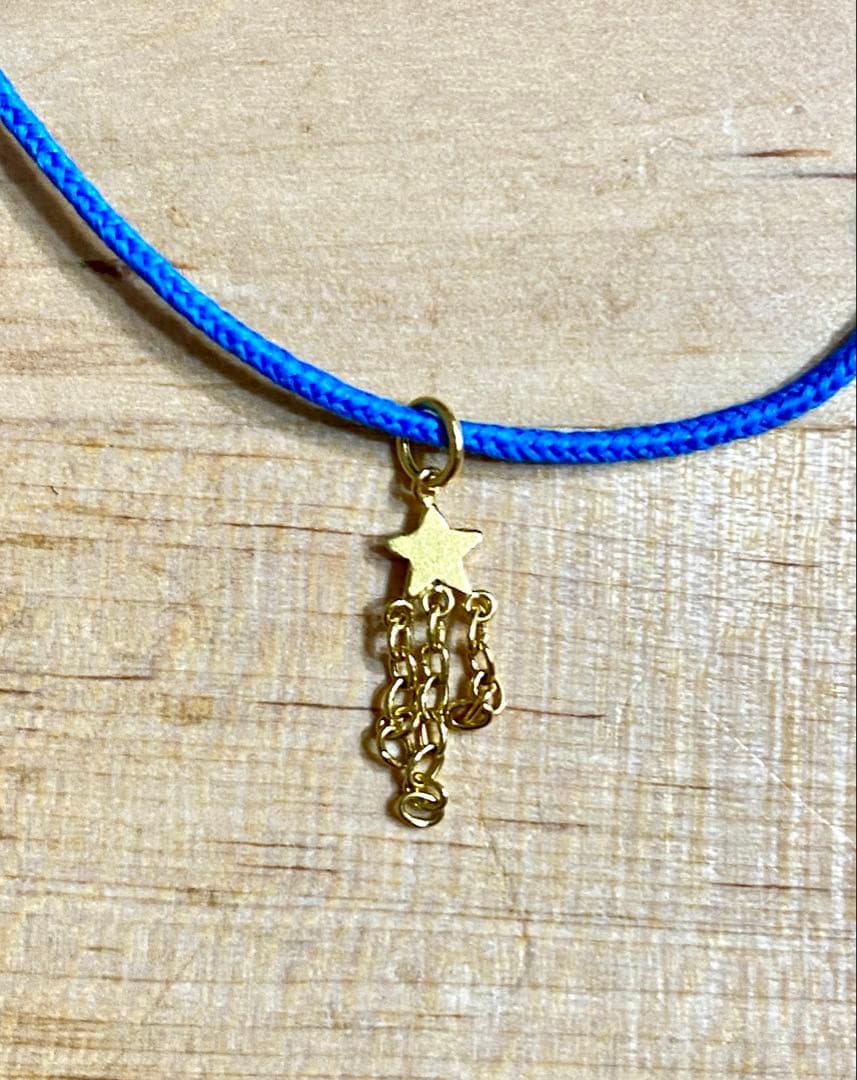 マリーエレーヌ　流れ星　コードブレスレット　チャーム