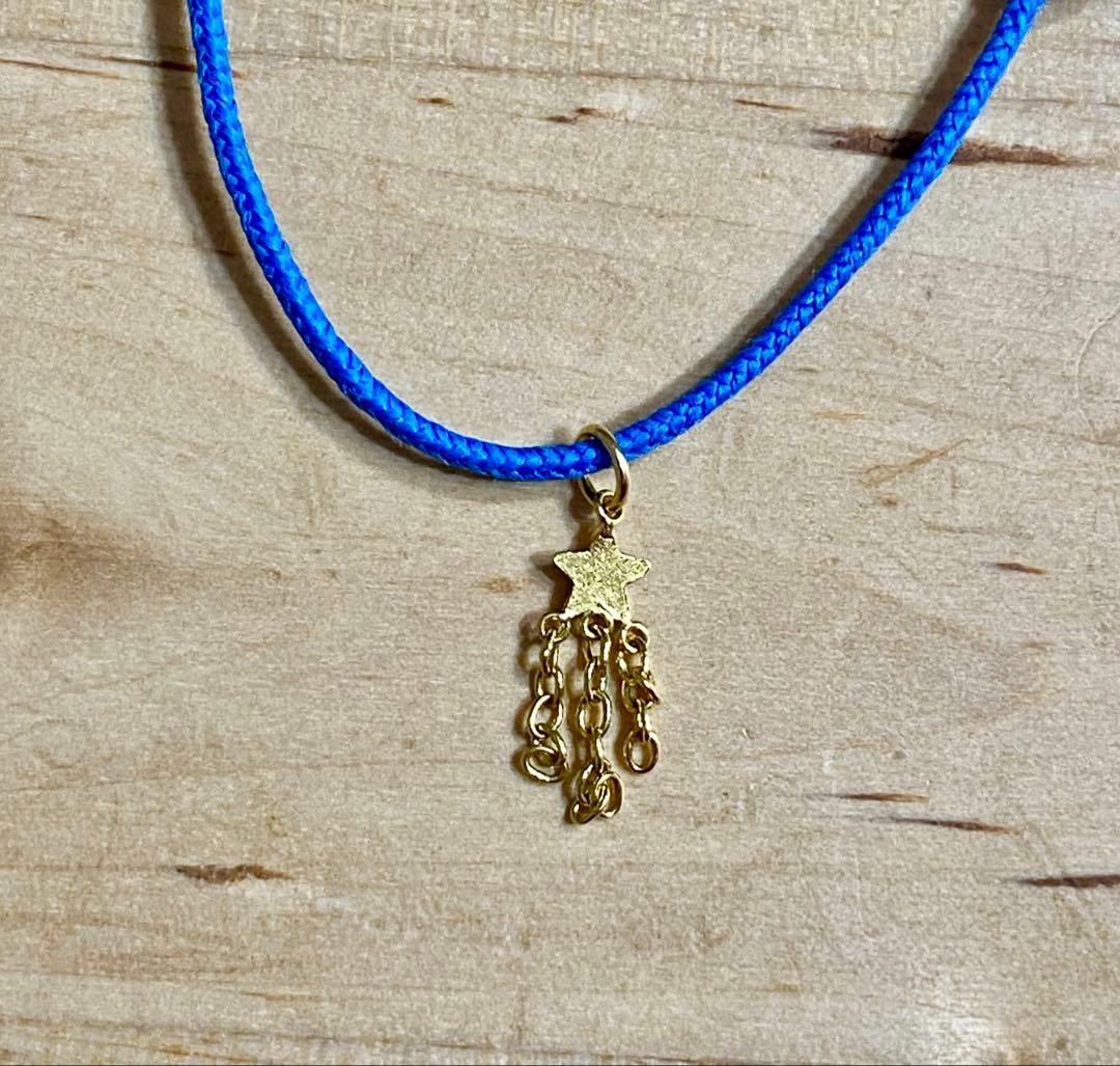 マリーエレーヌ　流れ星　コードブレスレット　チャーム