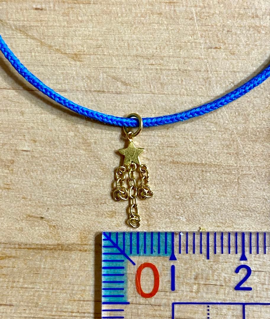 マリーエレーヌ　流れ星　コードブレスレット　チャーム