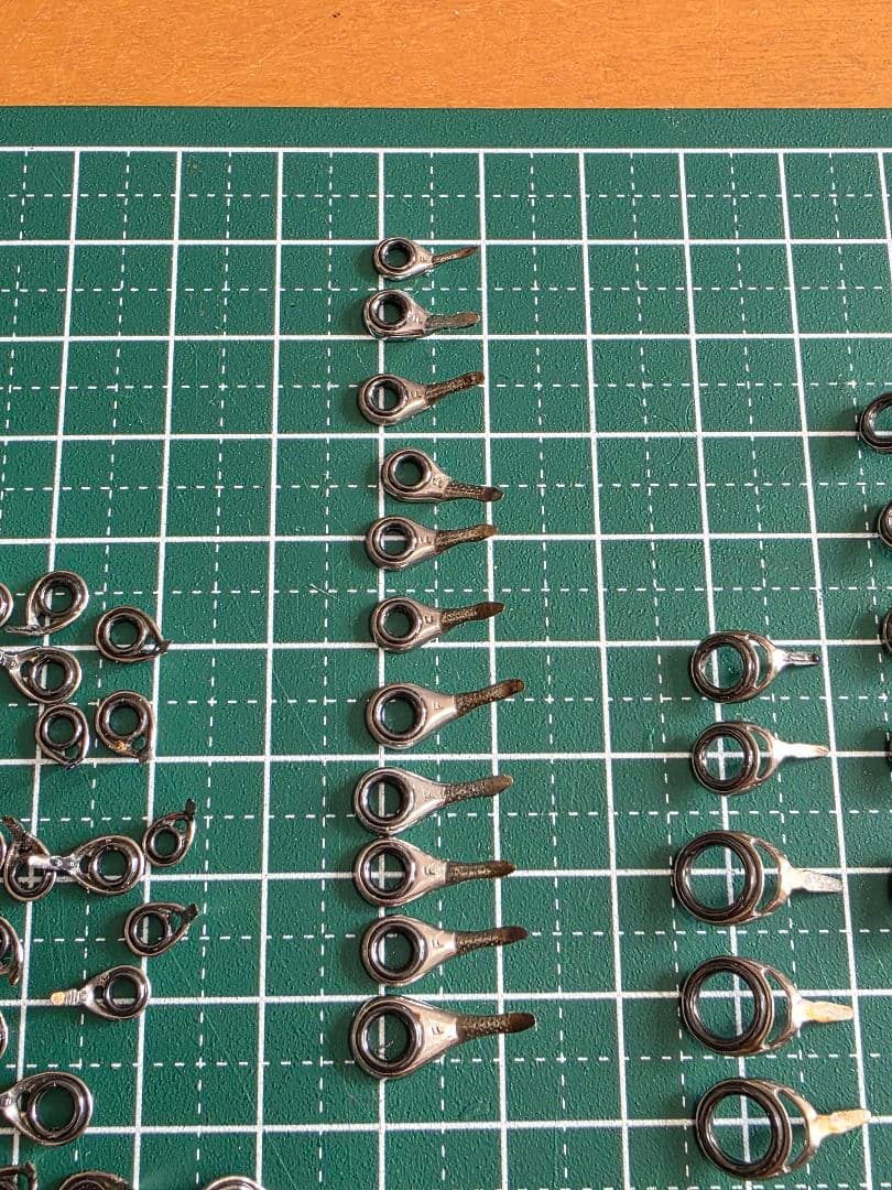 富士工業　FUJI　Sicガイド 75個セット　ロッドビルディング　補修に