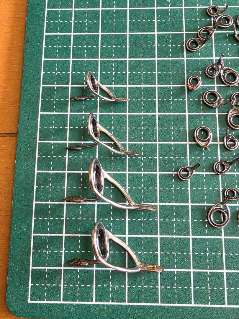 富士工業　FUJI　Sicガイド 75個セット　ロッドビルディング　補修に