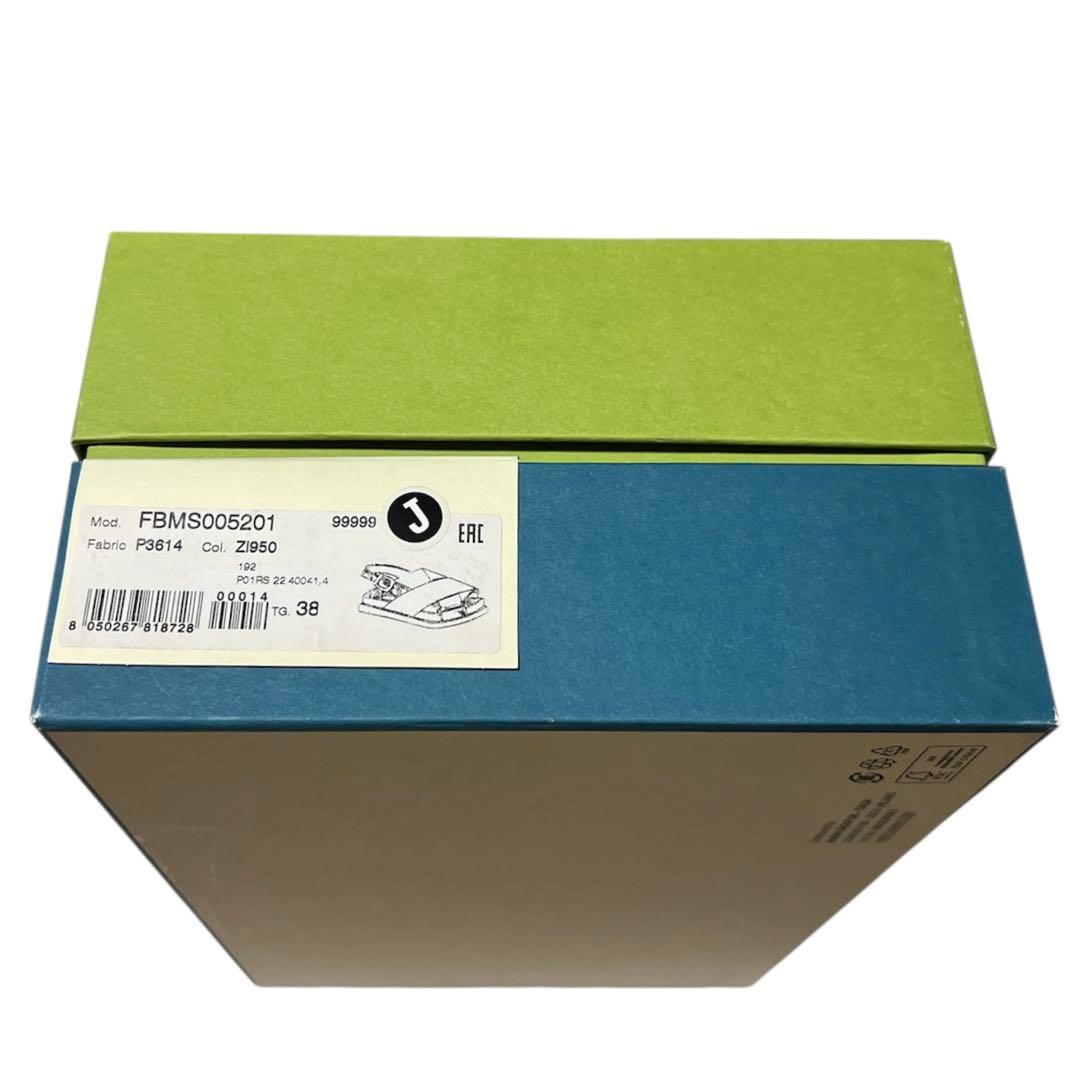 MARNI レザー クロスサンダル ブラック 38