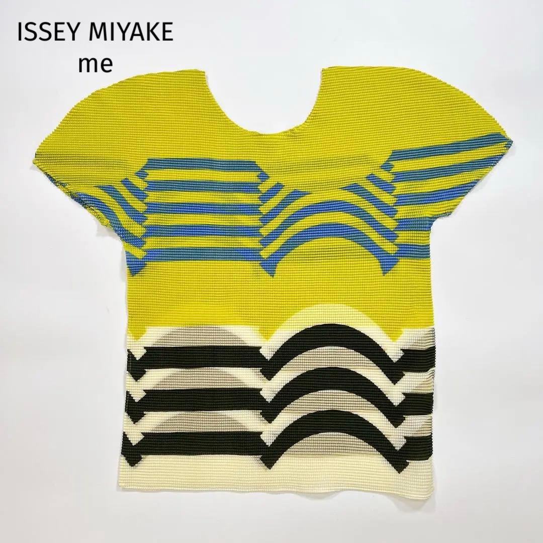 ISSEY MIYAKE me 半袖 プリーツ カットソー トップス フリー