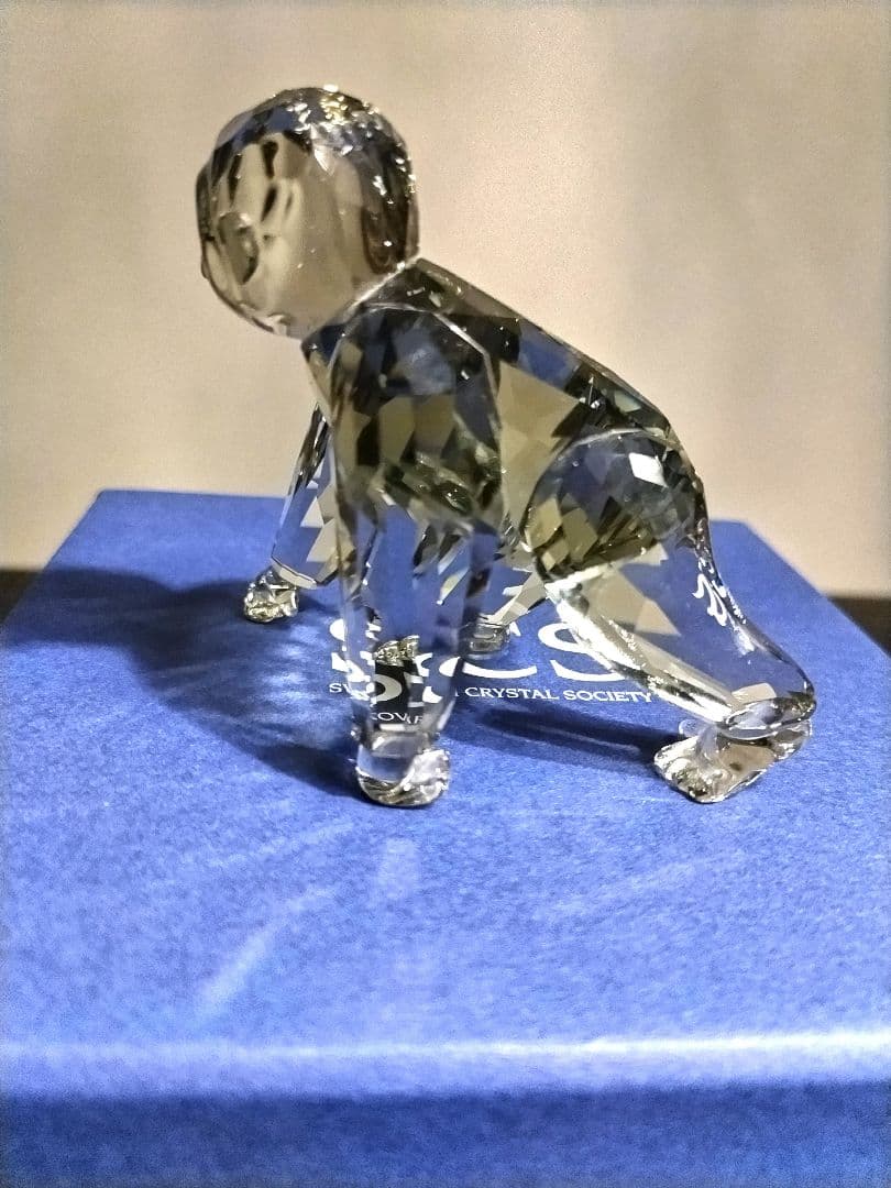 スワロフスキー 2009年度SCS作品 /ゴリラの赤ちゃん　置物